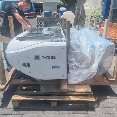 T-780E 780e T780E THERMO KING soğutma ünitesi, Çin'de üretilmiş dizel motorlu ve elektrikli yedeklemeli elektrikli fan