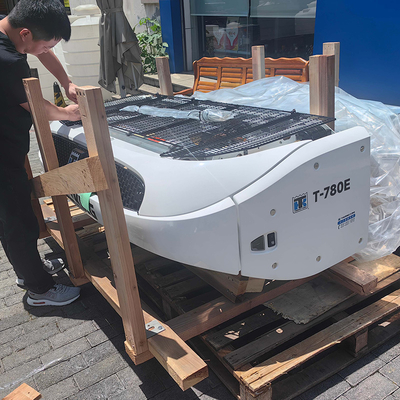 T-780E 780e T780E THERMO KING soğutma ünitesi, Çin'de üretilmiş dizel motorlu ve elektrikli yedeklemeli elektrikli fan