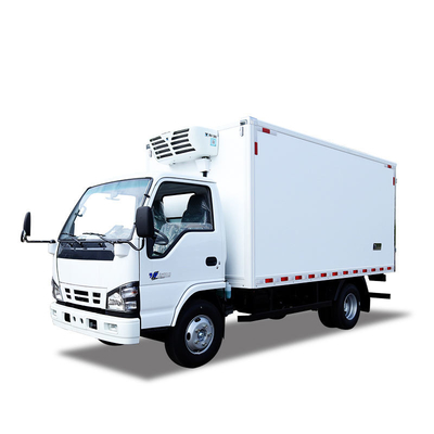 QINGLING Gıda için Soğutucu Kamyon Et Balık Taşıma NKR Dondurucu 5 Ton THERMO KING RV380 Dondurucu