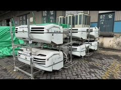 Kullanılmış THERMO KING MD200 ve MD300 ünitelerini konteynere yükleme işlemi