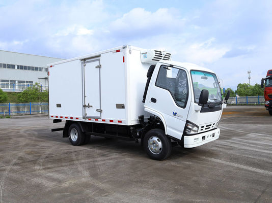 QINGLING ISUZU KV100 100P Gıda Et Balık Taşıma NKR Dondurucu 5 Ton THERMO KING RV380 Dondurucu