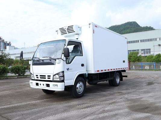 QINGLING ISUZU KV100 100P Gıda Et Balık Taşıma NKR Dondurucu 5 Ton THERMO KING RV380 Dondurucu