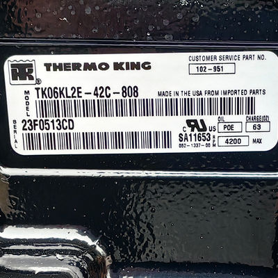 Thermo King Parçaları 1020951 Kompresör Scroll 6hp Sıcaklık Sensörlü Ut800/Ut1200 Kamyon Soğutucu İçin