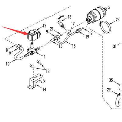 Model 415047 12V 415051 24V Isıtma Solenoid Valf Bobini Orijinal Thermo King RV200