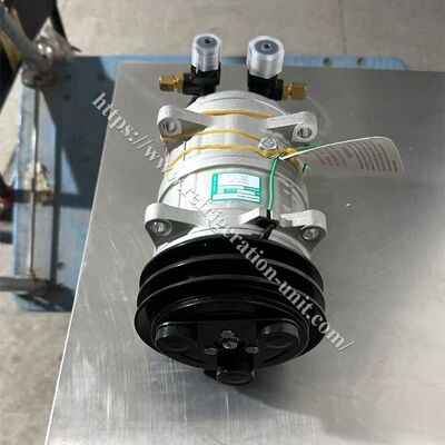 TK15 TK16 TK21 TK31 THERMO KING orijinal kompresör, içinde yağ yok, hava ekspresi ile nakliye için soğutma ünitesi için mevcuttur