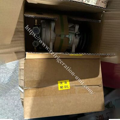 TK15 TK16 TK21 TK31 THERMO KING orijinal kompresör, içinde yağ yok, hava ekspresi ile nakliye için soğutma ünitesi için mevcuttur