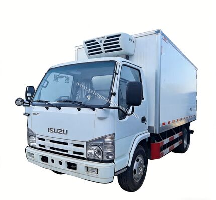 Isuzu 100p Japonya Markası Kamyon şasi 4.1 metre uzunluğunda THERMO KING soğutma üniteleri ile buzdolabı RV380V 4X2 Mini 3 ton 2 ton Dondurucu Soğutucu Kamyon