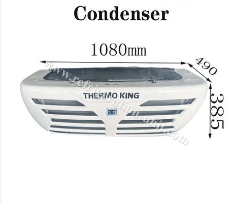 RV580E C450 THERMO KING araç ile çalışan direkt tahrik soğutma ünitesini 24V fanlara TK16 kompresör ile değiştirin