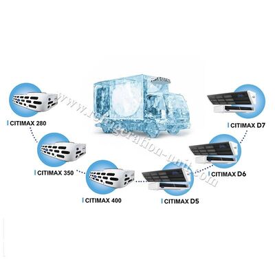 Citimax D6 modeli Taşıyıcı transicold soğutma ünitesi 4.5-5.5 metre soğutma kutusu uzunluğu kamyon için mevcut 24V doğrudan tahrikli araç Citimax 600'ü değiştirir