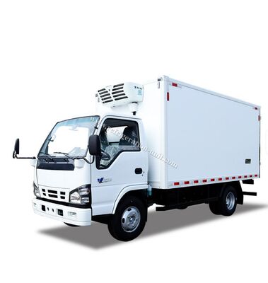 Isuzu 100p Japonya Markası Kamyon şasi 4.1 metre uzunluğunda THERMO KING soğutma üniteleri ile buzdolabı RV380V 4X2 Mini 3 ton 2 ton Dondurucu Soğutucu Kamyon